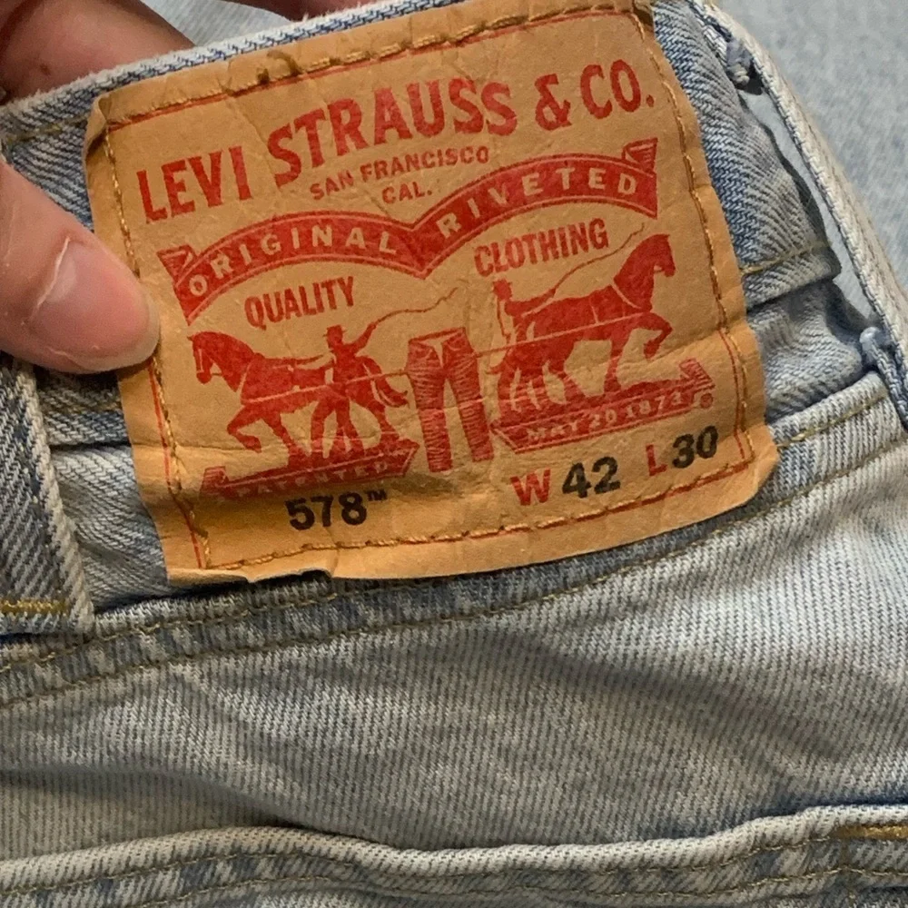Levi's 578 Classic Light Blue Straight Jeans